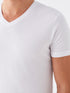 LC Waikiki V Neck Short Sleeve Combed Cotton Men's T-shirt